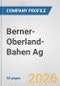 Berner-Oberland-Bahen Ag Fundamental Company Report Including Financial, SWOT, Competitors and Industry Analysis - Product Thumbnail Image