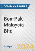 Box-Pak Malaysia Bhd Fundamental Company Report Including Financial, SWOT, Competitors and Industry Analysis- Product Image