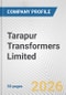 Tarapur Transformers Limited Fundamental Company Report Including Financial, SWOT, Competitors and Industry Analysis - Product Thumbnail Image