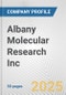 Albany Molecular Research Inc. Fundamental Company Report Including Financial, SWOT, Competitors and Industry Analysis - Product Thumbnail Image