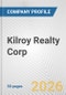 Kilroy Realty Corp. Fundamental Company Report Including Financial, SWOT, Competitors and Industry Analysis - Product Thumbnail Image