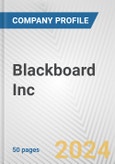 Blackboard Inc. Fundamental Company Report Including Financial, SWOT, Competitors and Industry Analysis- Product Image