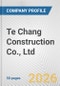 Te Chang Construction Co., Ltd. Fundamental Company Report Including Financial, SWOT, Competitors and Industry Analysis - Product Thumbnail Image