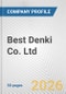 Best Denki Co. Ltd. Fundamental Company Report Including Financial, SWOT, Competitors and Industry Analysis - Product Thumbnail Image