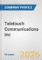 Teletouch Communications Inc. Fundamental Company Report Including Financial, SWOT, Competitors and Industry Analysis - Product Thumbnail Image