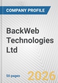 BackWeb Technologies Ltd. Fundamental Company Report Including Financial, SWOT, Competitors and Industry Analysis- Product Image