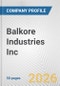 Balkore Industries Inc. Fundamental Company Report Including Financial, SWOT, Competitors and Industry Analysis - Product Thumbnail Image