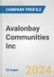 Avalonbay Communities Inc. Fundamental Company Report Including Financial, SWOT, Competitors and Industry Analysis - Product Thumbnail Image