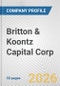 Britton & Koontz Capital Corp. Fundamental Company Report Including Financial, SWOT, Competitors and Industry Analysis - Product Thumbnail Image