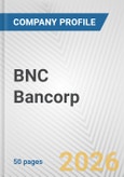 BNC Bancorp Fundamental Company Report Including Financial, SWOT, Competitors and Industry Analysis- Product Image