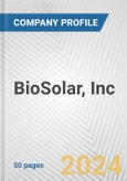 BioSolar, Inc. Fundamental Company Report Including Financial, SWOT, Competitors and Industry Analysis- Product Image