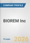 BIOREM Inc. Fundamental Company Report Including Financial, SWOT, Competitors and Industry Analysis - Product Thumbnail Image