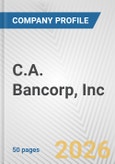 C.A. Bancorp, Inc. Fundamental Company Report Including Financial, SWOT, Competitors and Industry Analysis- Product Image