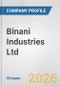 Binani Industries Ltd. Fundamental Company Report Including Financial, SWOT, Competitors and Industry Analysis - Product Thumbnail Image