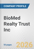 BioMed Realty Trust Inc. Fundamental Company Report Including Financial, SWOT, Competitors and Industry Analysis- Product Image
