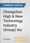 Changchun High & New Technology Industry (Group) Inc. Fundamental Company Report Including Financial, SWOT, Competitors and Industry Analysis - Product Thumbnail Image