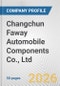 Changchun Faway Automobile Components Co., Ltd. Fundamental Company Report Including Financial, SWOT, Competitors and Industry Analysis - Product Thumbnail Image