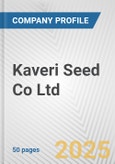 Kaveri Seed Co Ltd Fundamental Company Report Including Financial, SWOT, Competitors and Industry Analysis- Product Image