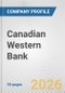 Canadian Western Bank Fundamental Company Report Including Financial, SWOT, Competitors and Industry Analysis - Product Thumbnail Image