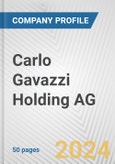 Carlo Gavazzi Holding AG Fundamental Company Report Including Financial, SWOT, Competitors and Industry Analysis- Product Image