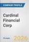 Cardinal Financial Corp. Fundamental Company Report Including Financial, SWOT, Competitors and Industry Analysis - Product Thumbnail Image
