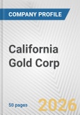 California Gold Corp Fundamental Company Report Including Financial, SWOT, Competitors and Industry Analysis- Product Image