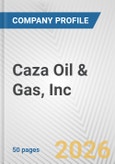 Caza Oil & Gas, Inc. Fundamental Company Report Including Financial, SWOT, Competitors and Industry Analysis- Product Image
