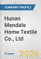 Hunan Mendale Home Textile Co., Ltd Fundamental Company Report Including Financial, SWOT, Competitors and Industry Analysis - Product Thumbnail Image