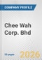 Chee Wah Corp. Bhd Fundamental Company Report Including Financial, SWOT, Competitors and Industry Analysis - Product Thumbnail Image