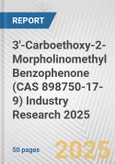 3'-Carboethoxy-2-Morpholinomethyl Benzophenone (CAS 898750-17-9) Industry Research 2025: Global and Regional Market Trends 2019-2024 and Forecast to 2029- Product Image