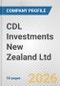 CDL Investments New Zealand Ltd. Fundamental Company Report Including Financial, SWOT, Competitors and Industry Analysis - Product Thumbnail Image