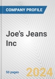Joe's Jeans Inc. Fundamental Company Report Including Financial, SWOT, Competitors and Industry Analysis- Product Image