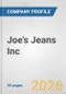 Joe's Jeans Inc. Fundamental Company Report Including Financial, SWOT, Competitors and Industry Analysis - Product Thumbnail Image