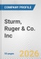 Sturm, Ruger & Co. Inc. Fundamental Company Report Including Financial, SWOT, Competitors and Industry Analysis - Product Thumbnail Image