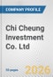Chi Cheung Investment Co. Ltd. Fundamental Company Report Including Financial, SWOT, Competitors and Industry Analysis - Product Thumbnail Image