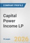 Capital Power Income LP Fundamental Company Report Including Financial, SWOT, Competitors and Industry Analysis - Product Thumbnail Image