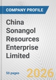 China Sonangol Resources Enterprise Limited Fundamental Company Report Including Financial, SWOT, Competitors and Industry Analysis- Product Image