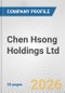 Chen Hsong Holdings Ltd. Fundamental Company Report Including Financial, SWOT, Competitors and Industry Analysis - Product Thumbnail Image