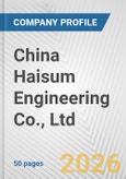 China Haisum Engineering Co., Ltd. Fundamental Company Report Including Financial, SWOT, Competitors and Industry Analysis- Product Image