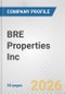 BRE Properties Inc. Fundamental Company Report Including Financial, SWOT, Competitors and Industry Analysis - Product Thumbnail Image