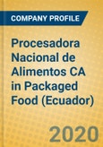 Procesadora Nacional de Alimentos CA in Packaged Food (Ecuador)- Product Image