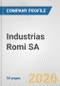 Industrias Romi SA Fundamental Company Report Including Financial, SWOT, Competitors and Industry Analysis - Product Thumbnail Image