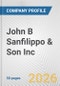 John B Sanfilippo & Son Inc. Fundamental Company Report Including Financial, SWOT, Competitors and Industry Analysis - Product Thumbnail Image