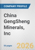 China GengSheng Minerals, Inc Fundamental Company Report Including Financial, SWOT, Competitors and Industry Analysis- Product Image
