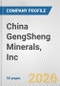 China GengSheng Minerals, Inc Fundamental Company Report Including Financial, SWOT, Competitors and Industry Analysis - Product Thumbnail Image
