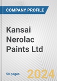 Kansai Nerolac Paints Ltd Fundamental Company Report Including Financial, SWOT, Competitors and Industry Analysis- Product Image