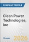 Clean Power Technologies, Inc. Fundamental Company Report Including Financial, SWOT, Competitors and Industry Analysis - Product Thumbnail Image