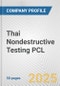 Thai Nondestructive Testing PCL Fundamental Company Report Including Financial, SWOT, Competitors and Industry Analysis - Product Thumbnail Image