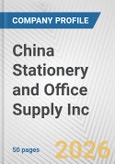 China Stationery and Office Supply Inc. Fundamental Company Report Including Financial, SWOT, Competitors and Industry Analysis- Product Image