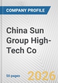 China Sun Group High-Tech Co. Fundamental Company Report Including Financial, SWOT, Competitors and Industry Analysis- Product Image